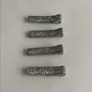 4-silver hair clip